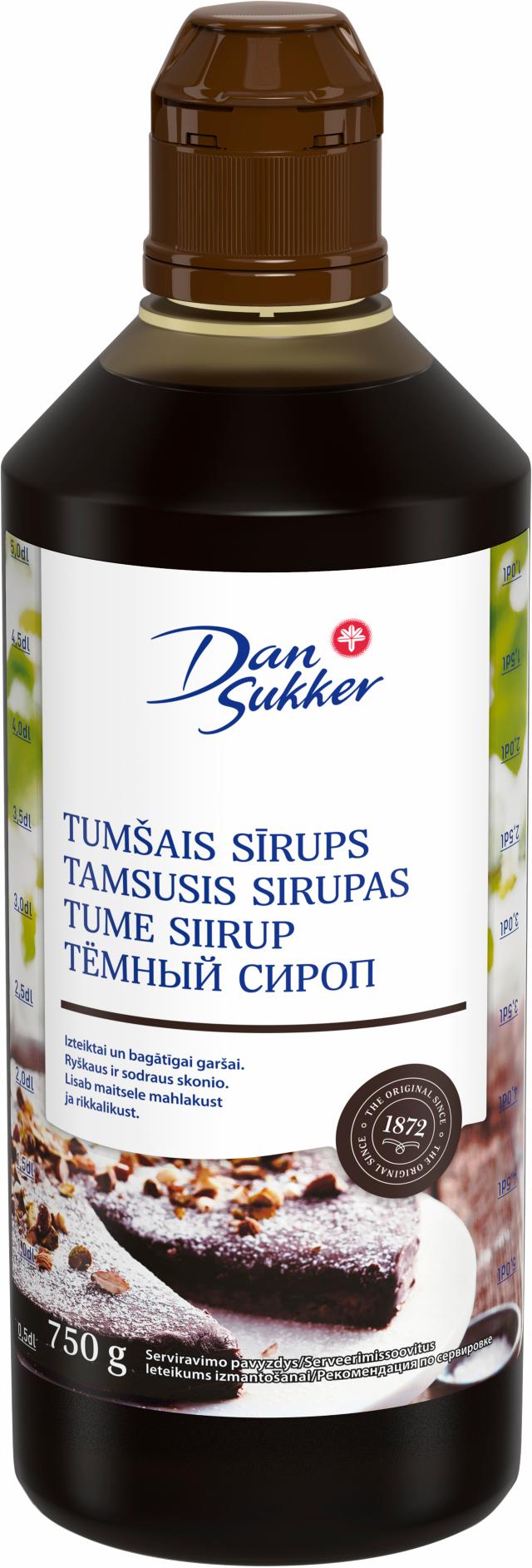 Tume suhkrusiirup